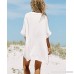 SWOMOG Women's Fashion Swimwear Crochet Tunic Beach Dress Bikini Cover Up Net One Size B079675PMR